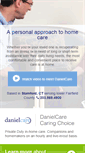 Mobile Screenshot of danielcare.com